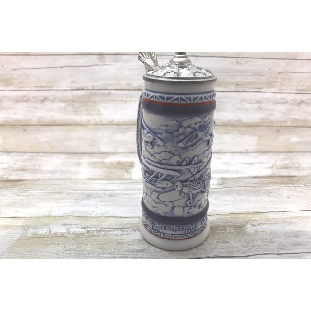 Vintage Avon‎ 1981 Aviation Handcrafted Beer Mug #259639